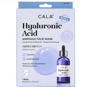 K-Care Cala 5Pc Ampoule Face Mask Hyaluronic Acid*5 mask*Calming*Korean skincare